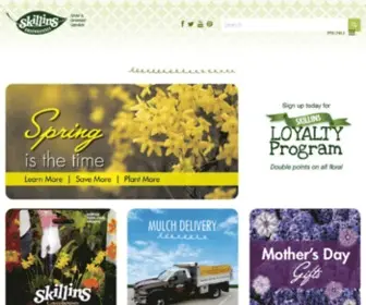 Skillins.com(Skillins Greenhouses) Screenshot