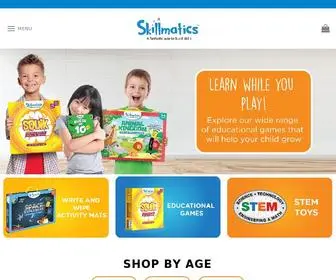 Skillmaticsworld.com(Kids Educational and Fun Learning Games) Screenshot