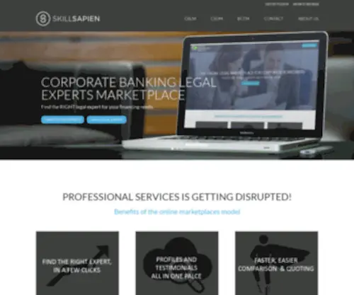 Skillsapien.com(Helping businesses succeed) Screenshot