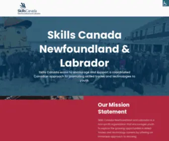 Skillscanada-NFLD.com(Skills Canada NL) Screenshot