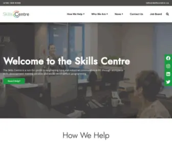 Skillscentre.ca(The Skills Centre) Screenshot