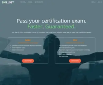 Skillset.com(Certification Exam Prep for IT Careers) Screenshot