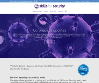 Skillsforsecurity.org.uk(Fire & Security Apprenticeships) Screenshot