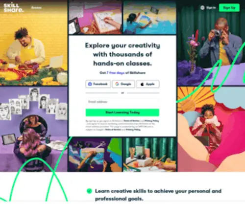 Skillshare.com(Learn) Screenshot