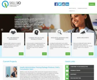 Skillsiq.com.au(Skills Service Organisation) Screenshot
