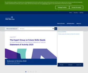 Skillsireland.ie(Expert Group on Future Skill Group) Screenshot