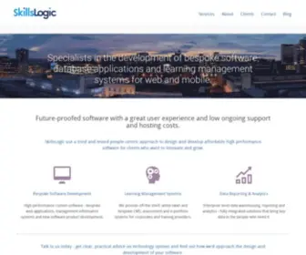 Skillslogic.com(Bespoke Software Development Company) Screenshot