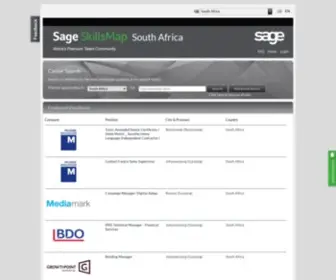 Skillsmapafrica.com(Sage SkillsMap) Screenshot