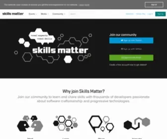 Skillsmatter.com(Skills Matter) Screenshot