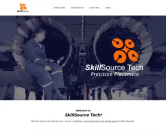 Skillsourcestaffing.com(SkillSource Tech) Screenshot