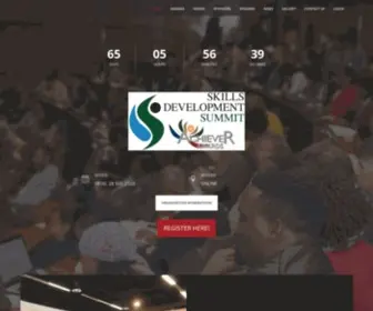 Skillssummit.co.za(The Skills Development Summit 2018 will unveil a pragmatic vision of skills development) Screenshot