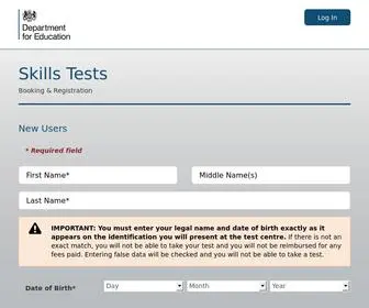 Skillstestbooking.com(Skillstestbooking) Screenshot
