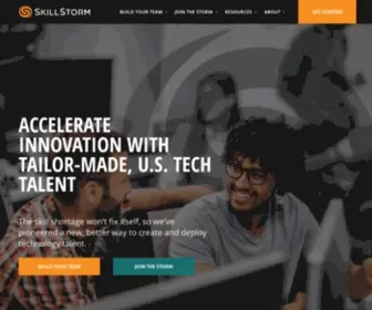 Skillstorm.com(Home Page) Screenshot