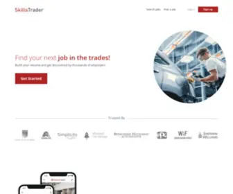 Skillstrader.com(Join the trades community) Screenshot