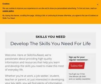Skillsyouneed.com(Skills You Need) Screenshot
