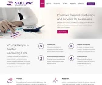 Skillway.in(A business consulting firm envisioned to provide ultimate financial and business solutions) Screenshot