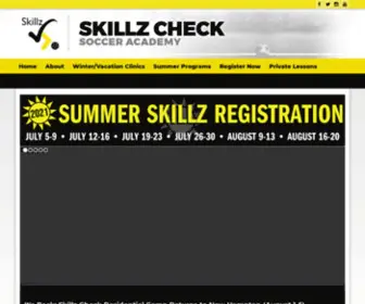 Skillzcheck.com(Skillzcheck Soccer Academy LLC) Screenshot