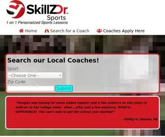 Skillzdr.com(Private Sports Coaching) Screenshot