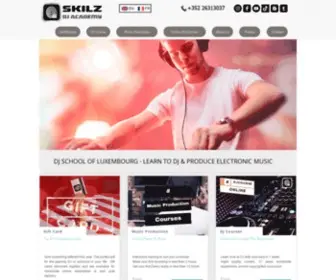 Skilzdjacademy.com(Skilz DJ Academy Luxembourg I DJ School I DJ Lesson I DJ Courses) Screenshot