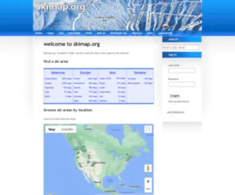 Skimap.org(Ski trail map) Screenshot