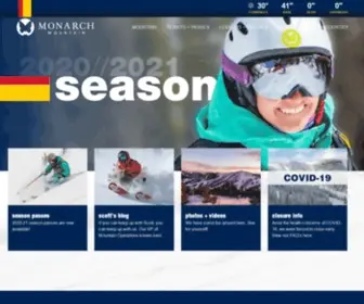 Skimonarch.com(Monarch Mountain) Screenshot