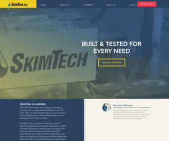 Skimtech.com(Industrial Oil Skimmers & Oil Skimming Systems) Screenshot