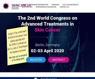 Skin-Cancer2020.com(Home) Screenshot