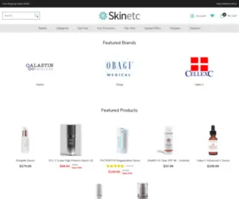 Skin-ETC.com(Alastin, Avene, Auriderm, BABOR, BENEV, Biopelle, Blinc, Blomdahl, Cellex-C, Citrix, Colorescience, Cosmedix, Crystall Peel, DCL, DDF, DermaSwiss, Diva Deva, Donell, Dr Brandt, EltaMD, Emepelle, Epicuren, Epionce, eraclea, FactorFive, Glo Skin Beauty, GlyD) Screenshot