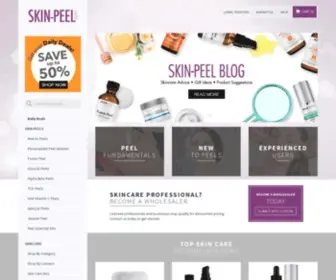 Skin-Peel.com(MedPeel is the leader in chemical peels and skincare products) Screenshot