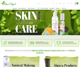 Skin2Spirit.com(Skin Care) Screenshot