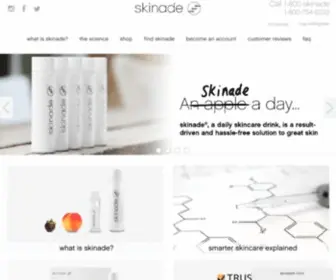 Skinade.com(Collagen Drink for Beautiful Skin) Screenshot