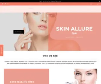 Skinallureofficial.com(Skin Allure) Screenshot