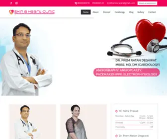 Skinandheartclinic.com(Skin & Heart Clinic Jaipur) Screenshot