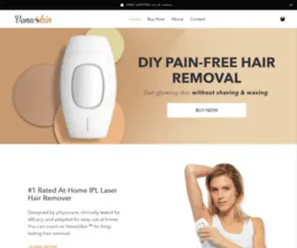 Skinbyvenus.com(IPL Laser Hair Remover) Screenshot