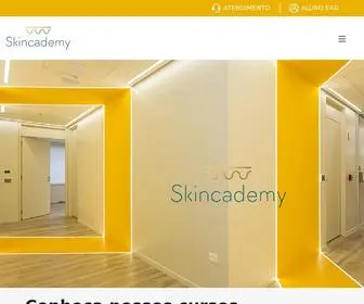 Skincademy.com.br(Cursos de beleza e estética) Screenshot