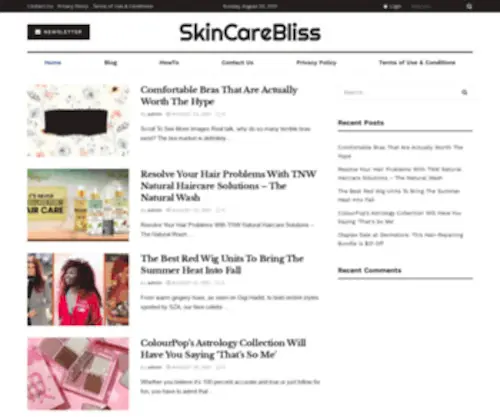 Skincarebliss.com(Skincarebliss) Screenshot