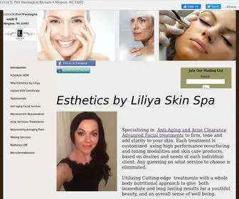 Skincarebyliliya.com(Mequon, WI, WI) Screenshot