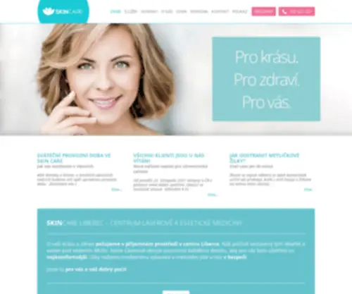 Skincareliberec.cz(Klinika estetiky) Screenshot