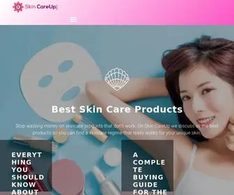 Skincareup.com(Best Skin Care Products) Screenshot