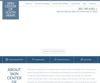 Skincenterofsouthmiami.com(Skin Center of South Miami) Screenshot