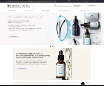 Skinceuticals.at(Skincare Produkte online kaufen auf SkinCeuticals.de) Screenshot