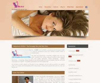 Skinclinicagra.com(The Complete Skin and Hair Clinic in Agra) Screenshot