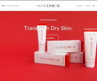 Skinclinical.com(Our mission) Screenshot