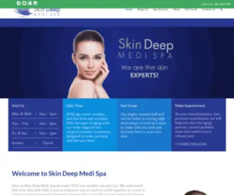 Skindeepmedispa.com(Skin Deep Medi Spa Rejuvenation Center) Screenshot