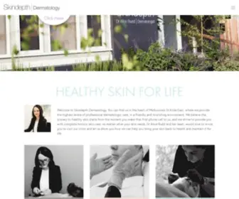 Skindepth.com.au(Skin Depth Dermatology Clinic. General dermatology and cosmetic treatments) Screenshot