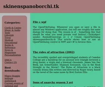 Skinenspanoborchi.tk(Skinenspanoborchi) Screenshot