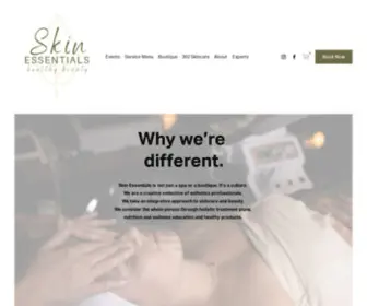 Skinessentialswichita.com(Skin Essentials Healthy Beauty) Screenshot