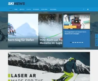 Skinews.ch(News, Berichte & Insider-Infos rund um den alpinen Skirennsport) Screenshot