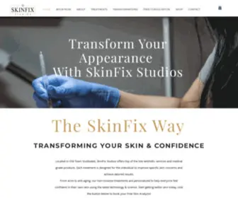 Skinfixstudios.com(Skincare Aesthetics Medspa) Screenshot