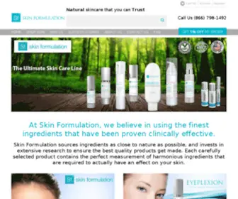 Skinformulation.com(skinformulation) Screenshot